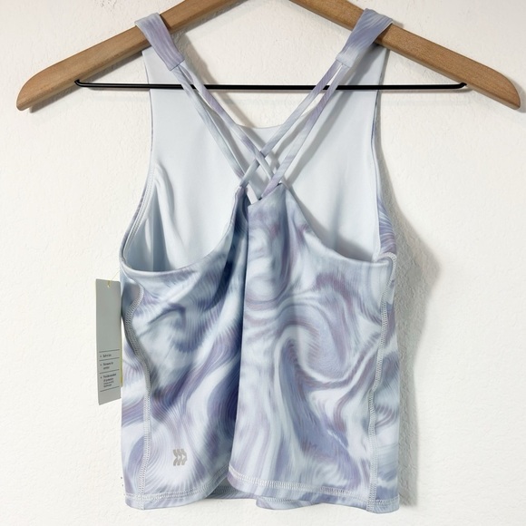 ALL IN MOTION XL (14) GILRS CROPPED TANK LIGHT GRAY BRAND NEW WITH TAGS SHIRT - Picture 3 of 6